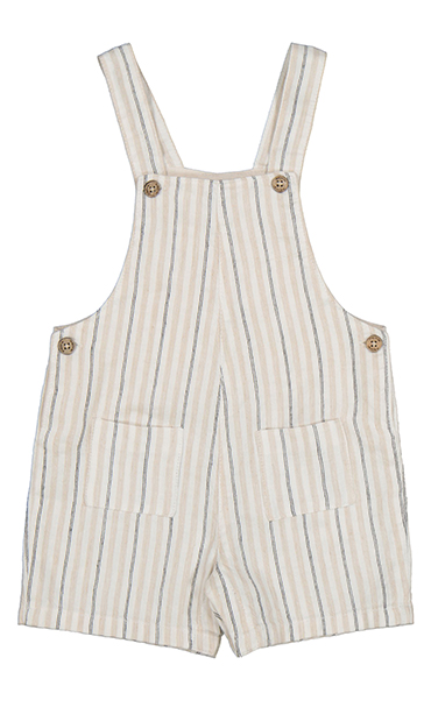 1634 striped linen overall