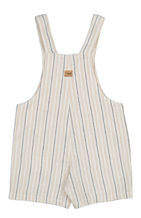 1634 striped linen overall