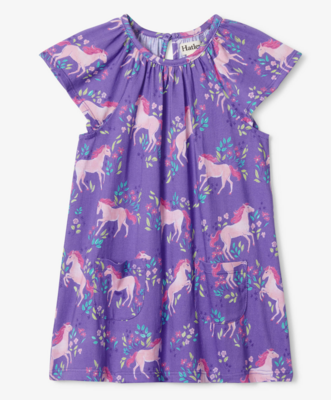 meadow pony toddler easy raglan dress