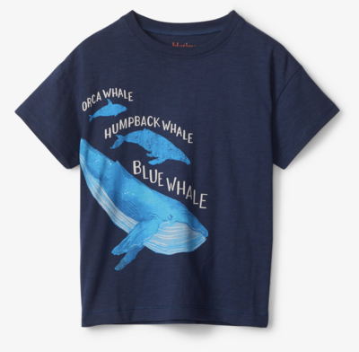 These Three Whales Graphic Tee navy