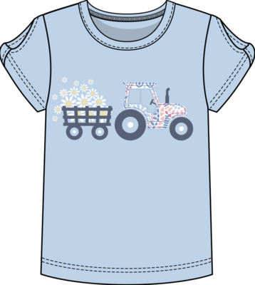 Easter Egg Hunt tractor tee