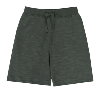 Terry pull on shorts w/pocket forest