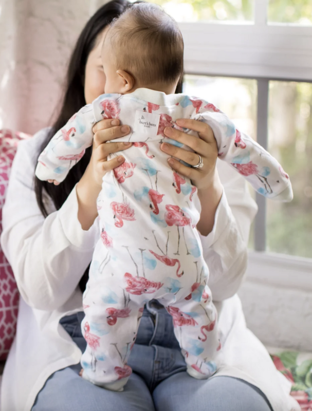 Floridian flamingos footless romper