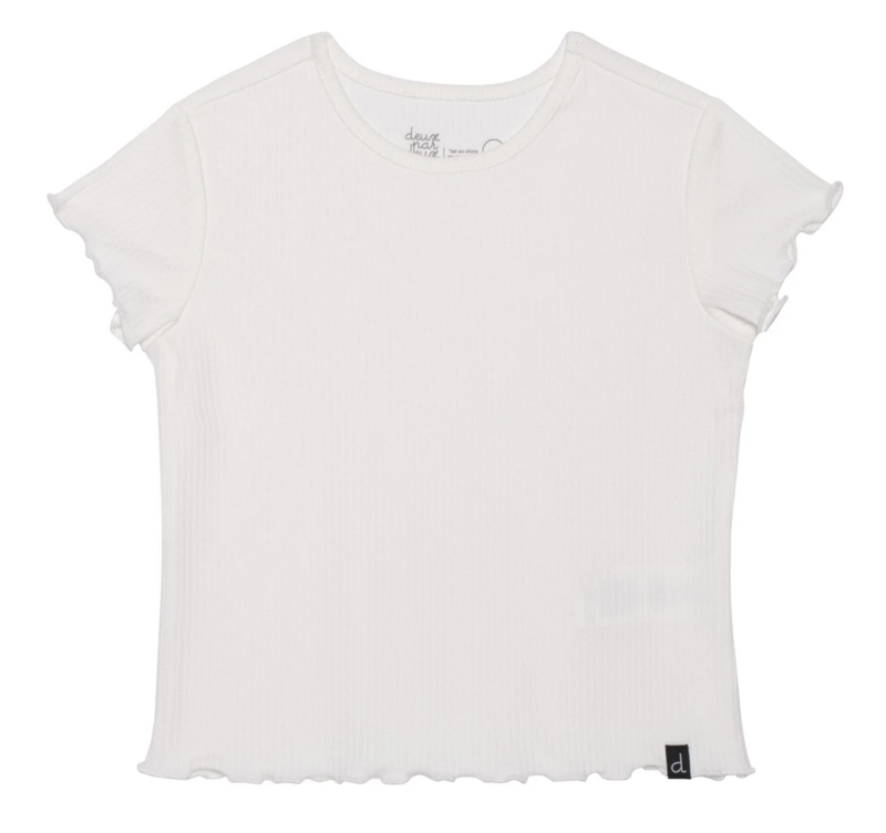 ribbed cap sleeve tee 101 378 620