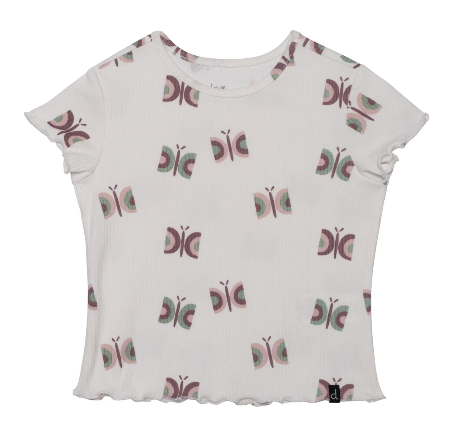 butterfly print tee 072