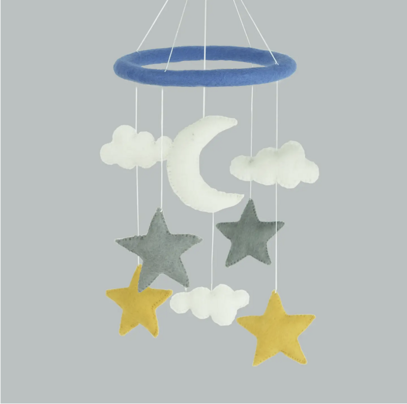 The Winding Road Stars and Moon