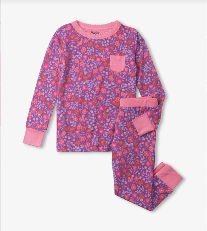 Wild Flowers Bamboo Pajama Set