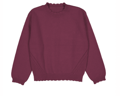319 Viscose sweater blackberry