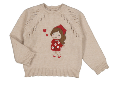 2309 little girl sweater