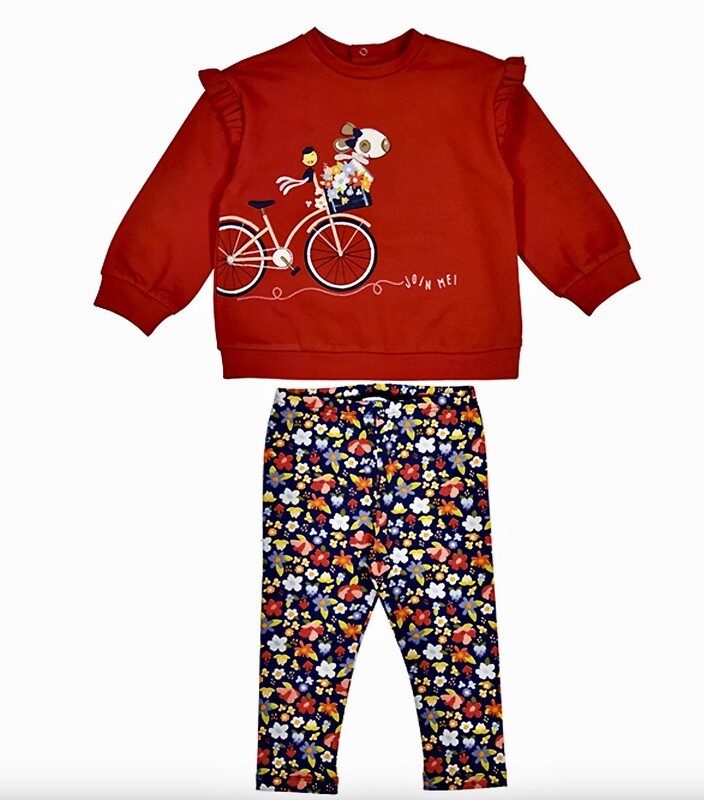 2767 bike &amp; floral set