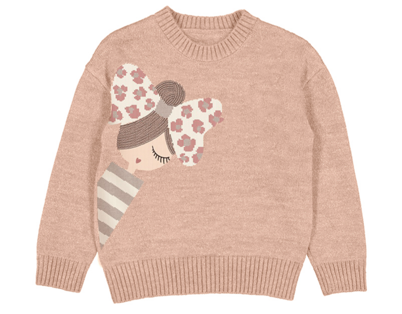 4303 pretty bow sweater