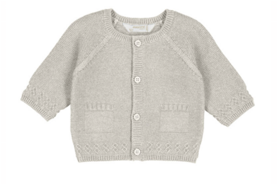 2301 infant wool blend knit cardigan