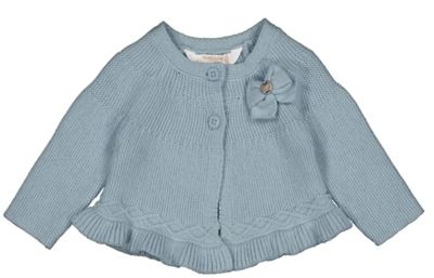 2303 wool blend long infant cardigan