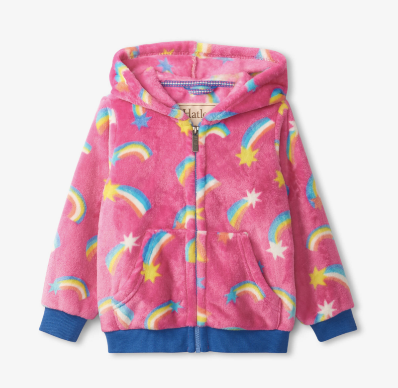 Shooting Stars Fleece hooded jacket