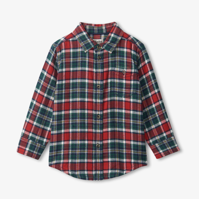 Celebration Plaid Button down Shirt