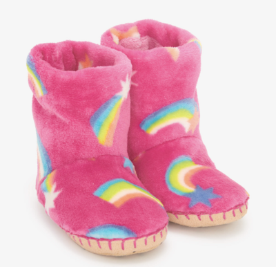 Shooting Stars Fleece Slippers