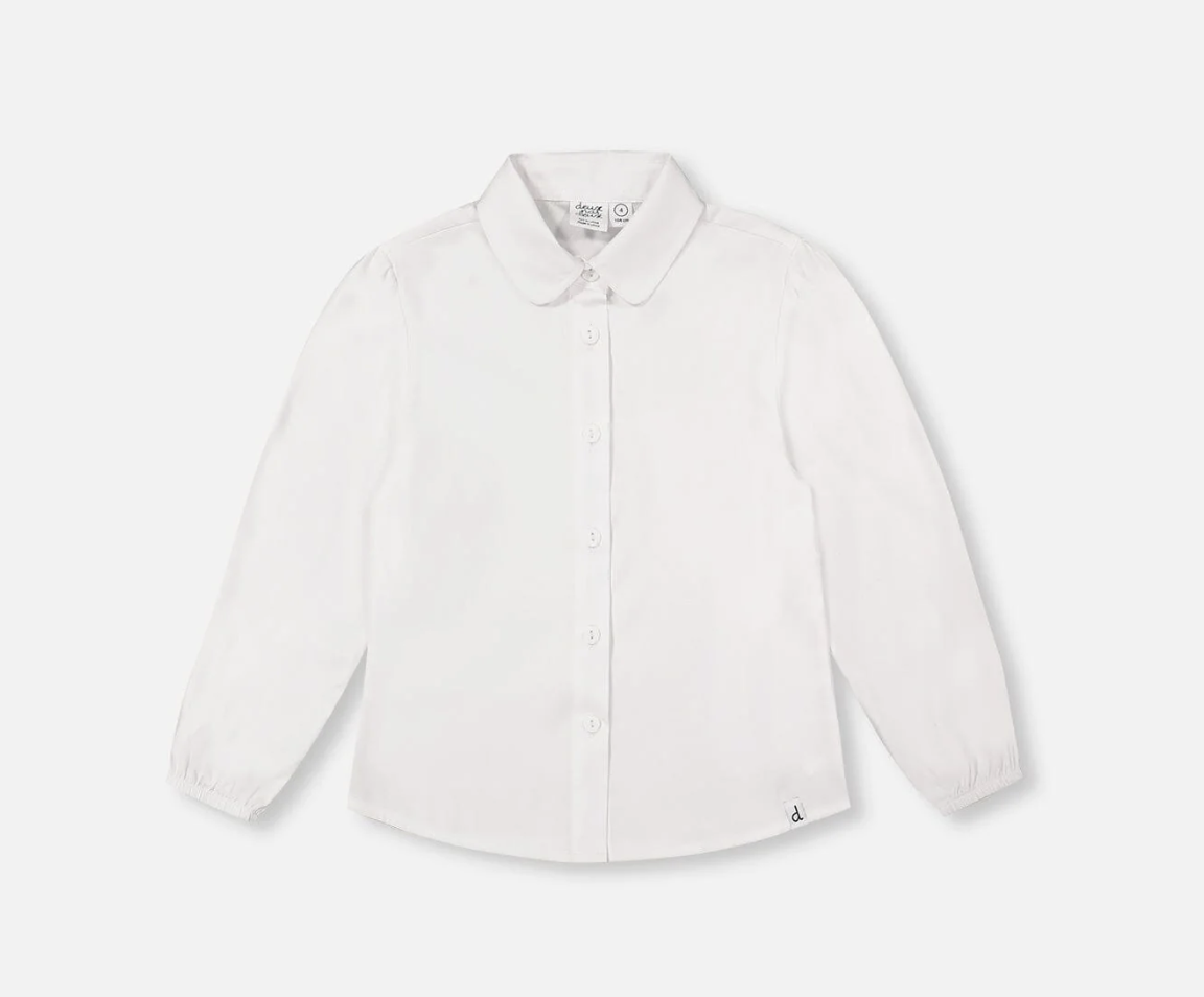 F20J16 Long Sleeved White Button Down