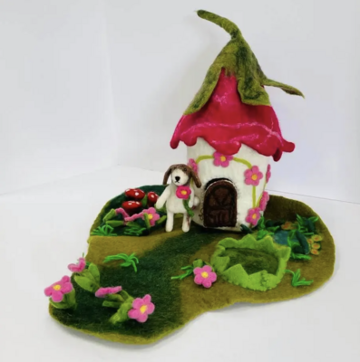 The Winding road felted play house