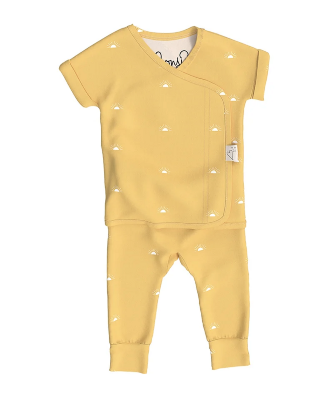 Bonsie s/s pant romper Sunrise