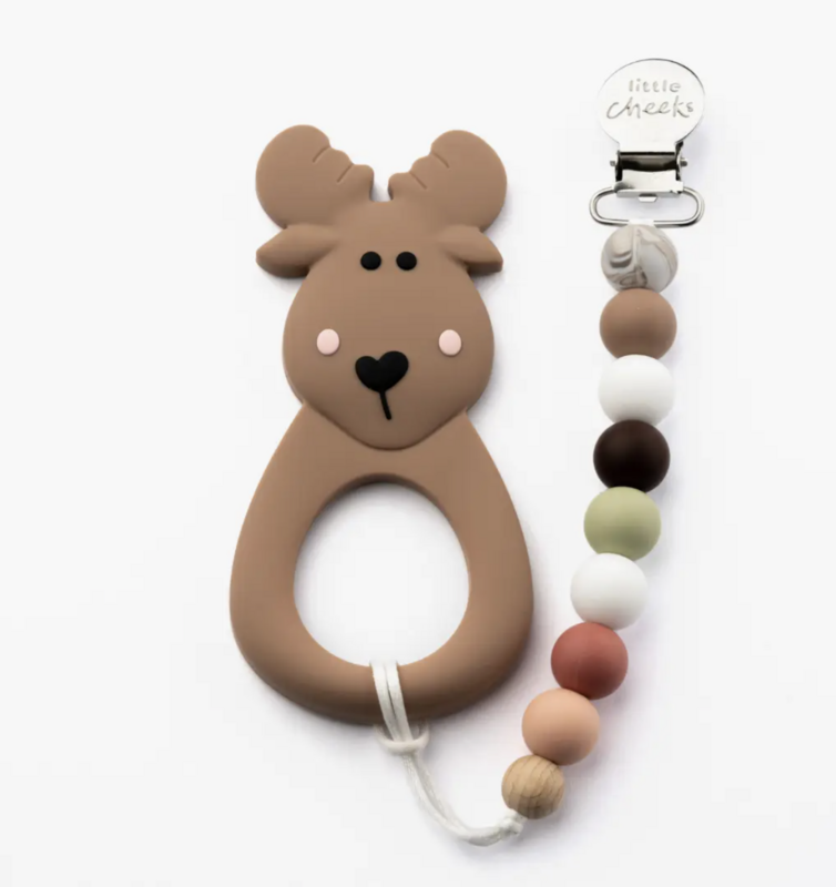 Little Cheeks Teether and Clip. 