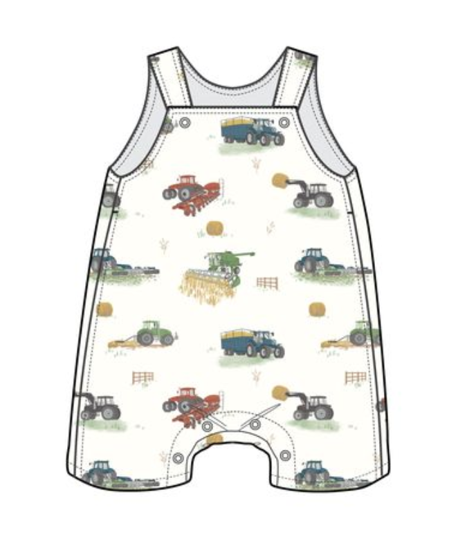 Shortie Muslin Overalls Angel Dear
