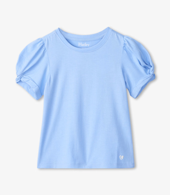 twisted sleeve tee