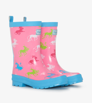 mystical unicorn shiny rain boots