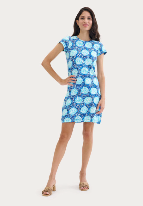 Womens crew neck tee dress Cobblepath