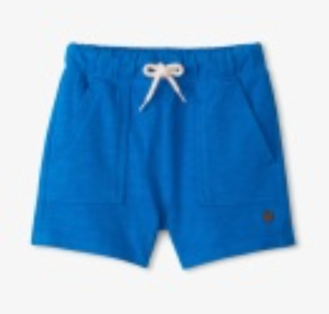Deep Sky Blue Relaxed Shorts