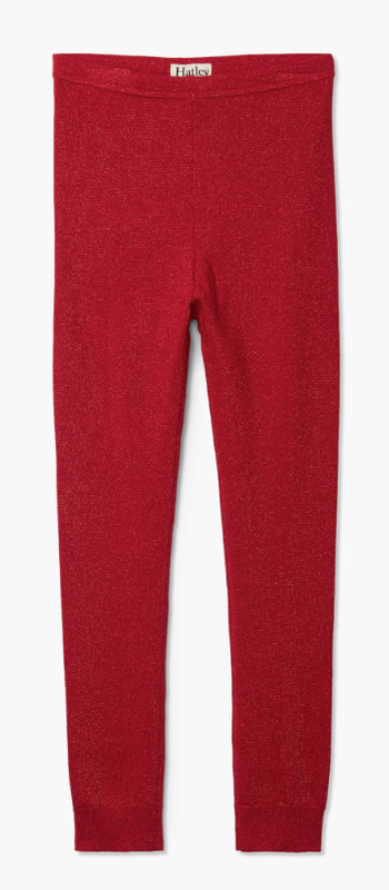 Glitter Cable Knit Leggings