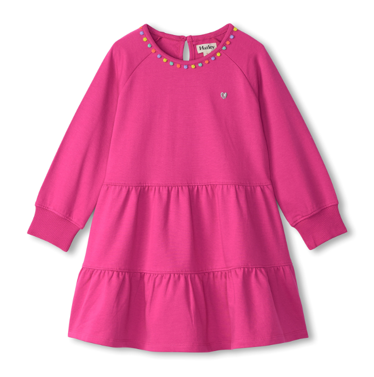 Flowers easy Gathered Tiered Dress