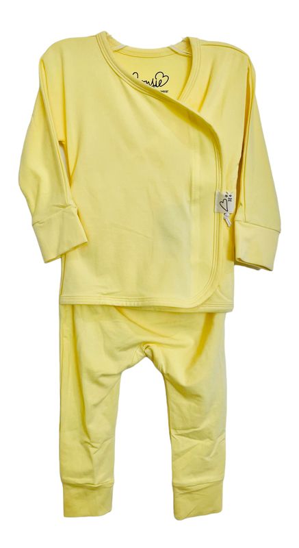 Bonsie footless romper lemon