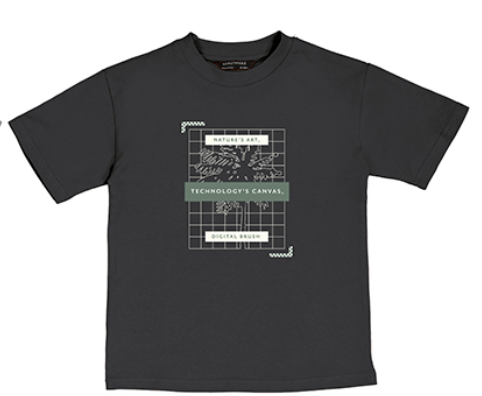 6669 Technology&#39;s Canvas Tee Black