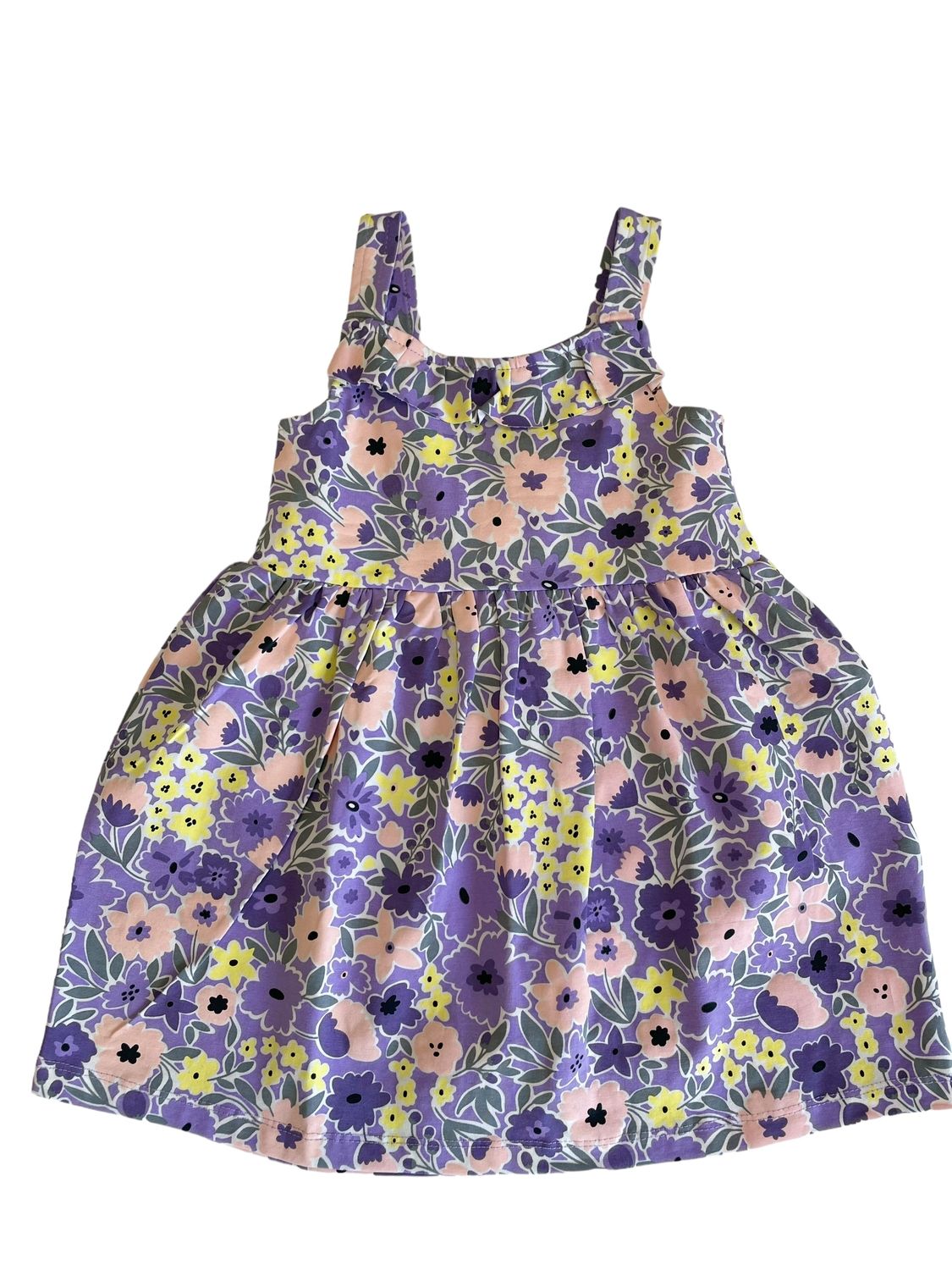 23971 purple flower dress