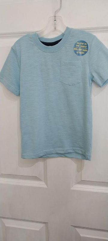 4127 multi dino tee light blue