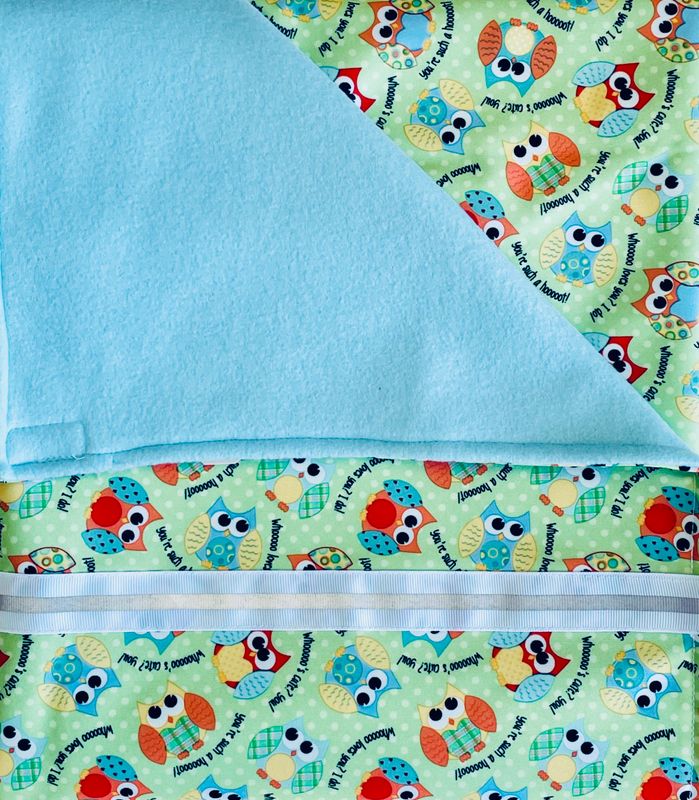 MROB Owls on Baby Blue