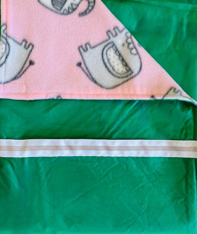 MROB Pink Elephants on Green