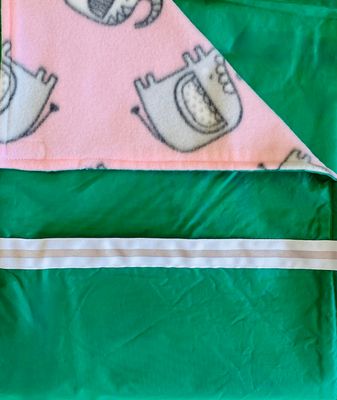 MROB Pink Elephants on Green