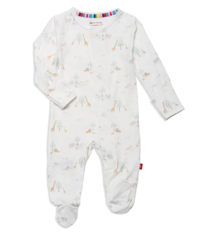 Magnetic Me white safari footie