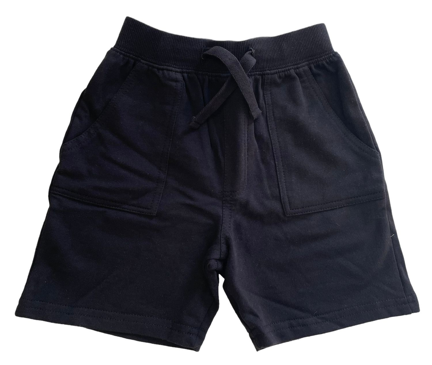 black terry shorts