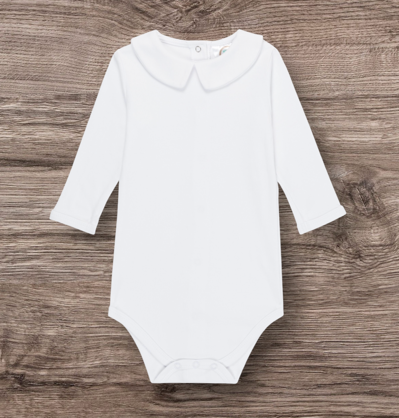 boys L/S Peter pan collar bodysuit