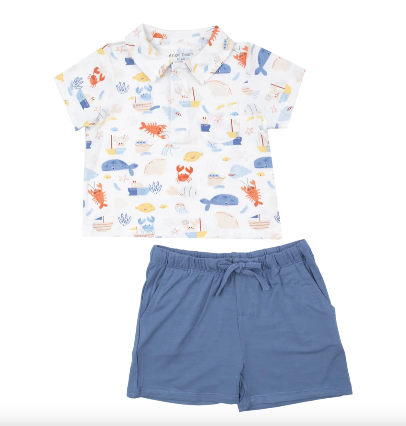 Bamboo Short and Polo Shirt Set