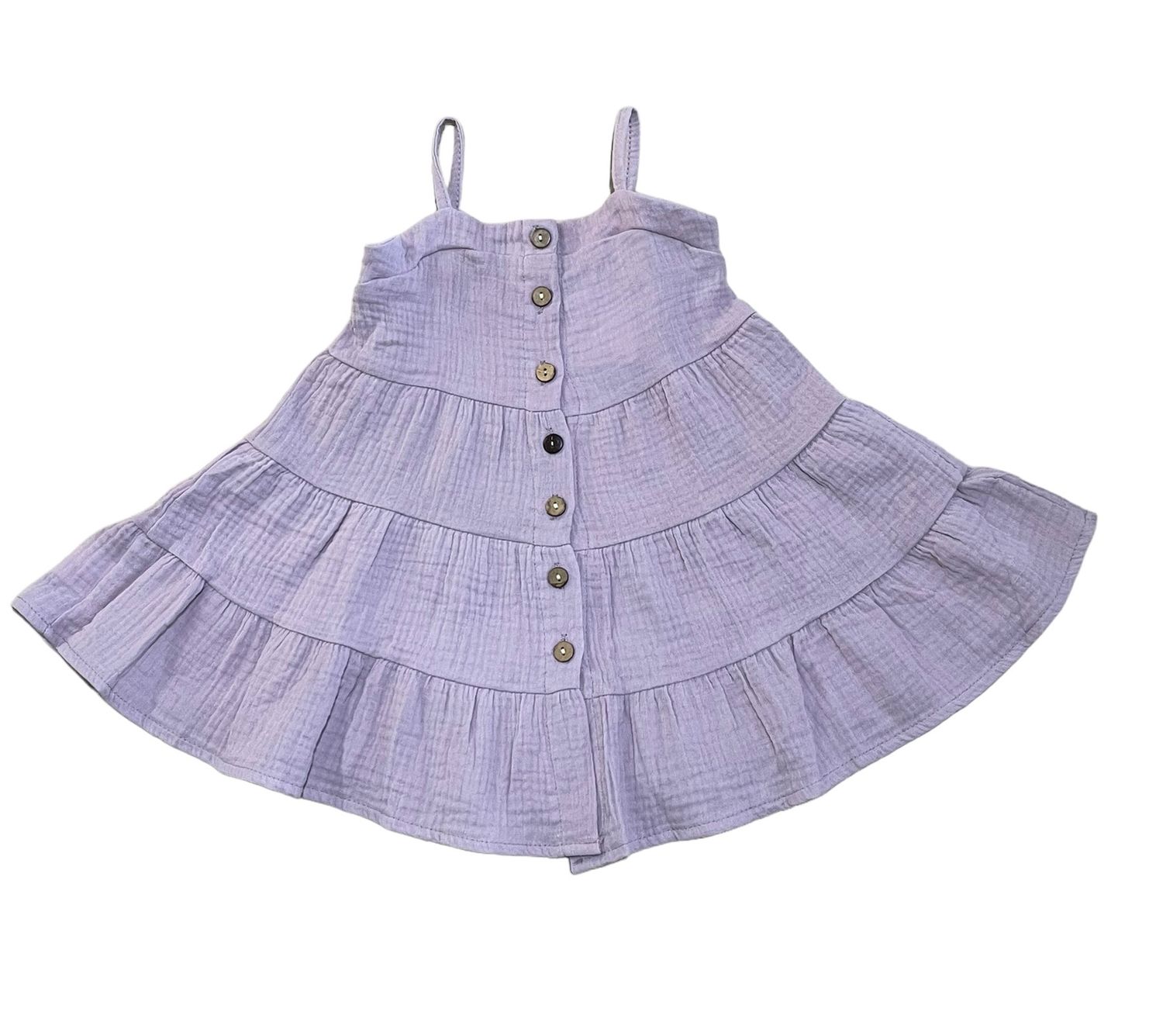purple tiered lined dress 9-12mos