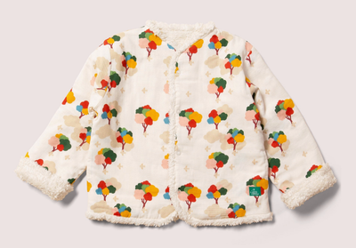 Rainbow Trees Reversible Cozy Jacket