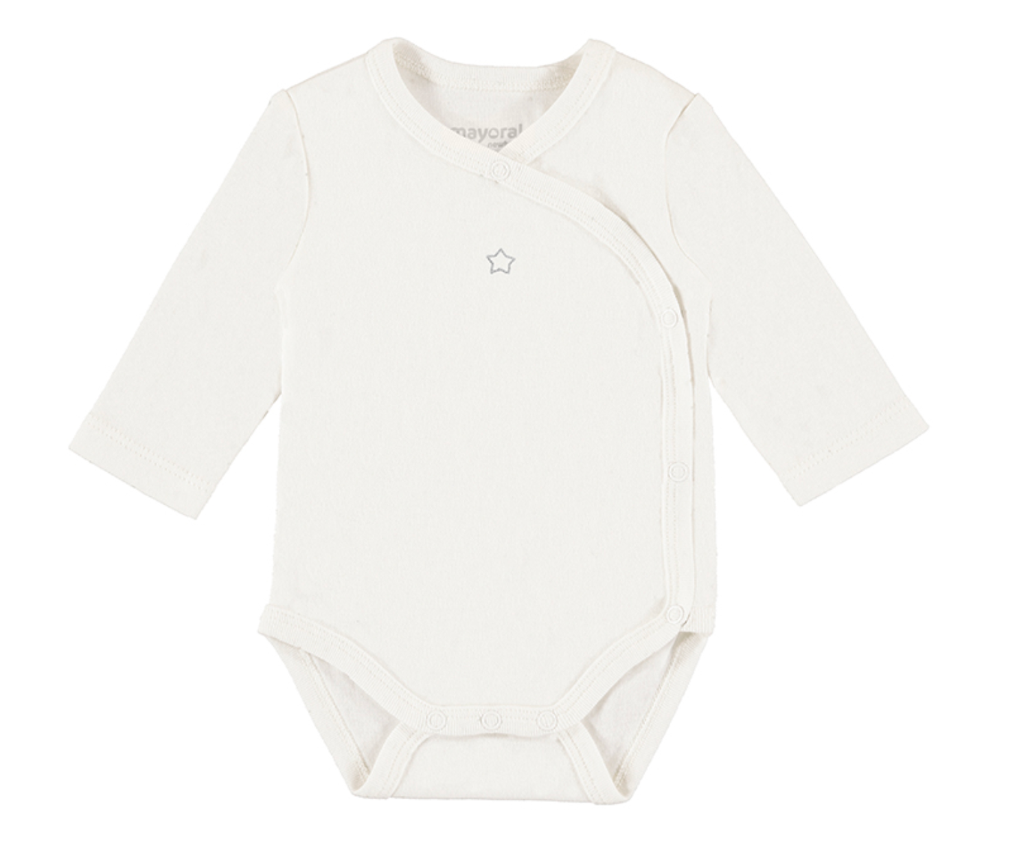 2788 L/s Bodysuit white w/star
