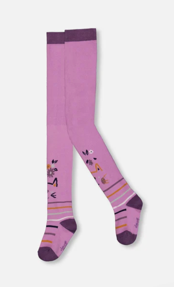 G20FT Lavender Herb Kitty Knit Tights