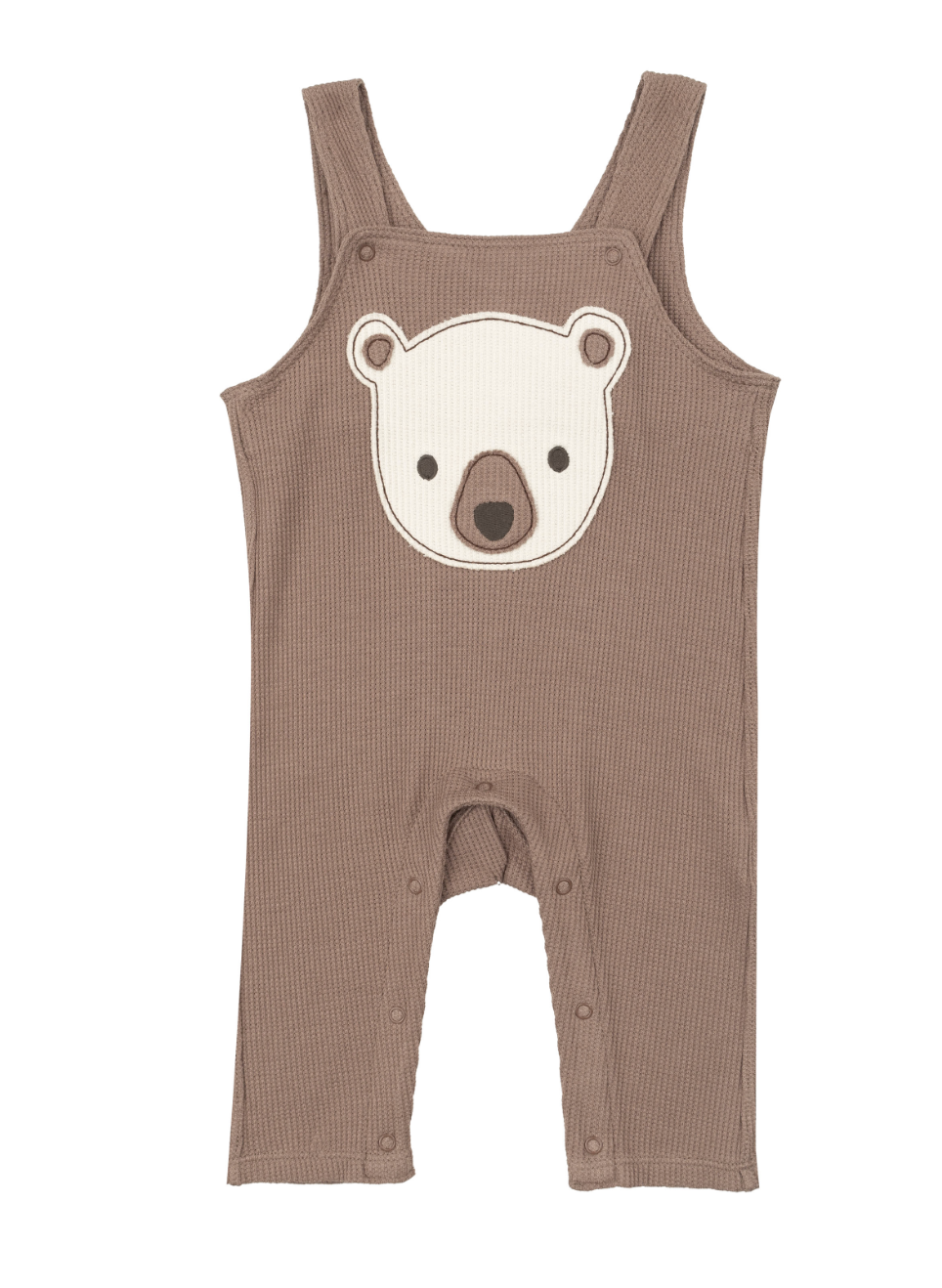 Baby Bears applique overalls