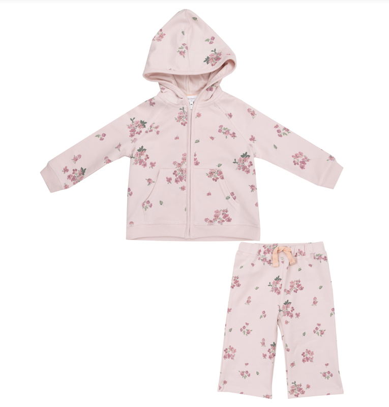 french terry hoodie/jogger set