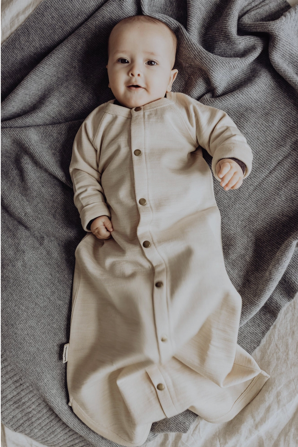 Wool Fleece Sleep Sack Oat