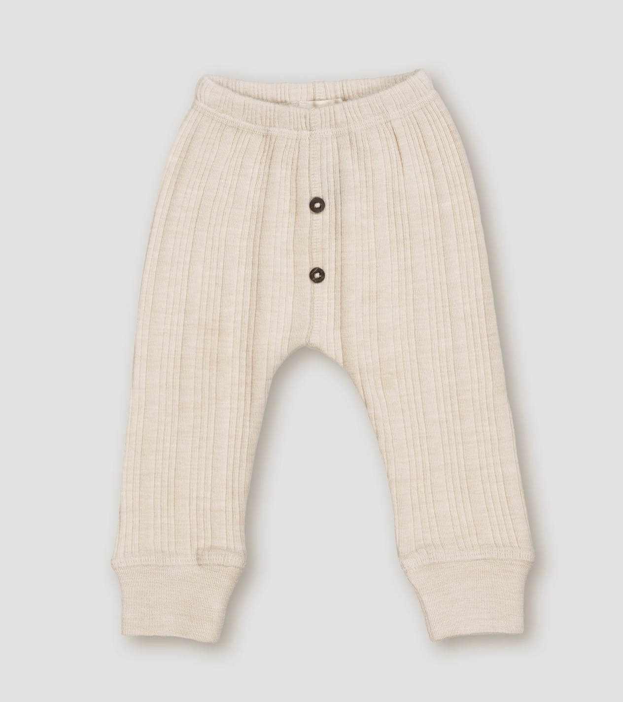 Wool Rib Leggings Oat